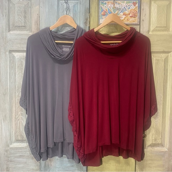 Anna & Ava Tops - Anna & Ava Poncho BUNDLE OS